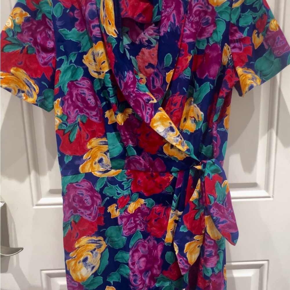 Positive Attitude Multicolor Floral Dress